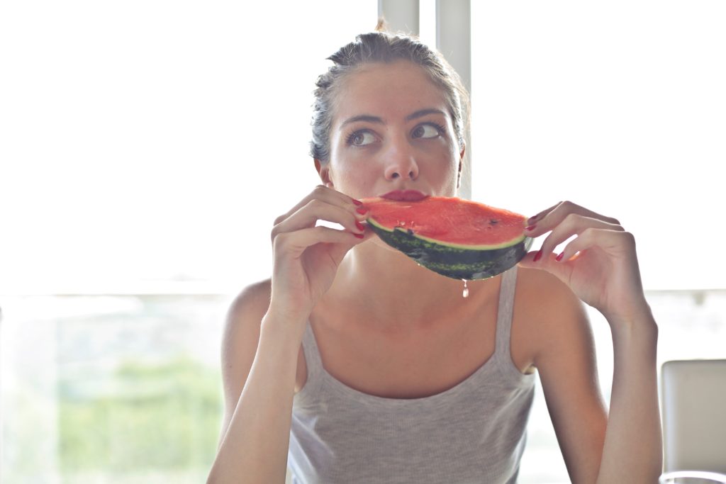 Eating watermelon for muscle recovery