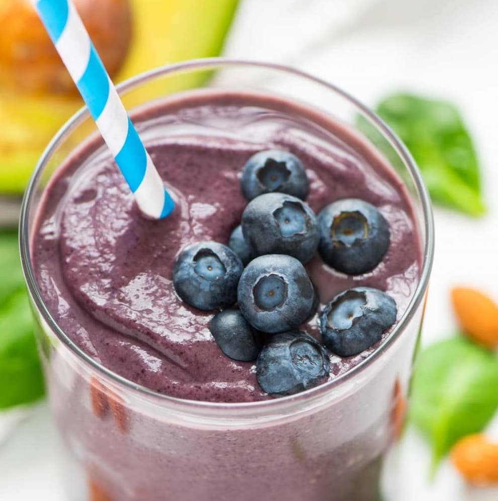 Avocado Blueberry Smoothie