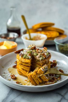 Pumpkin Protein Pancakes